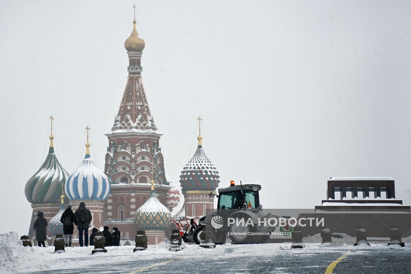 Снегопад в Москве