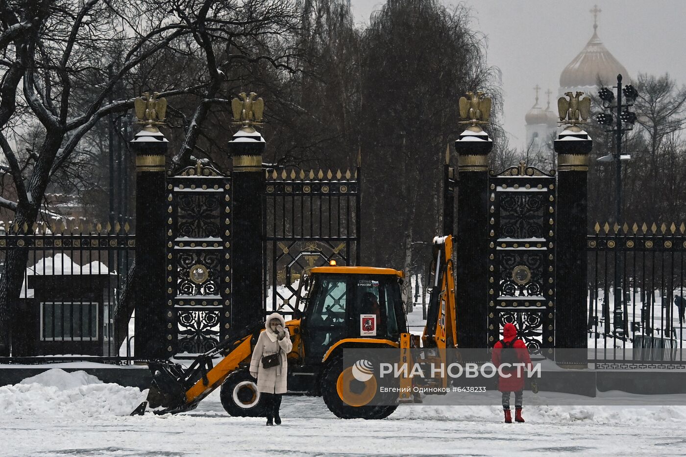 Снегопад в Москве