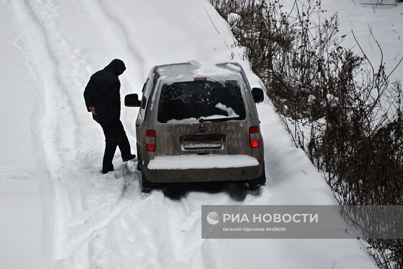 Снегопад в Москве