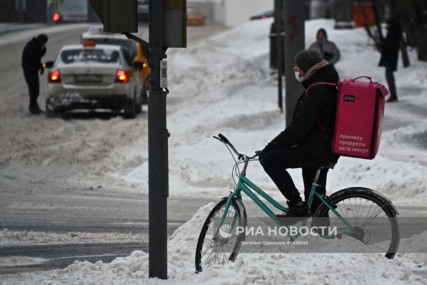 Снегопад в Москве