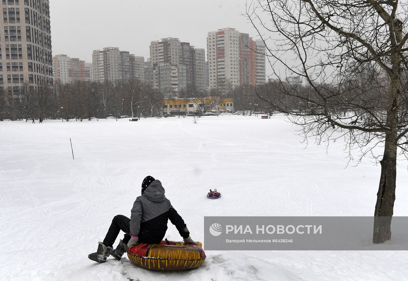 Снегопад в Москве