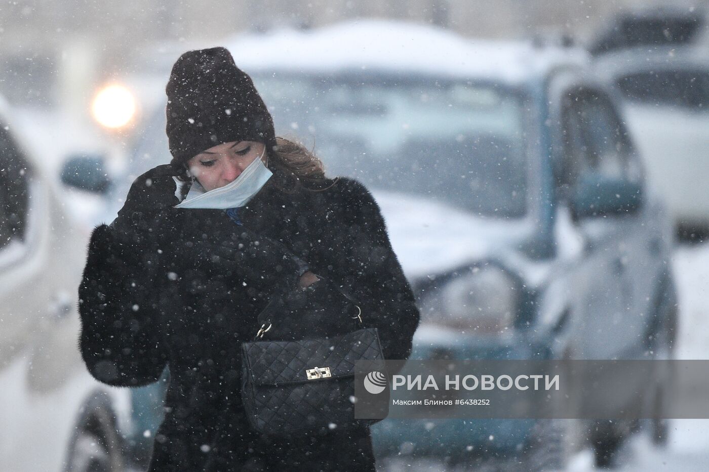 Снегопад в Москве