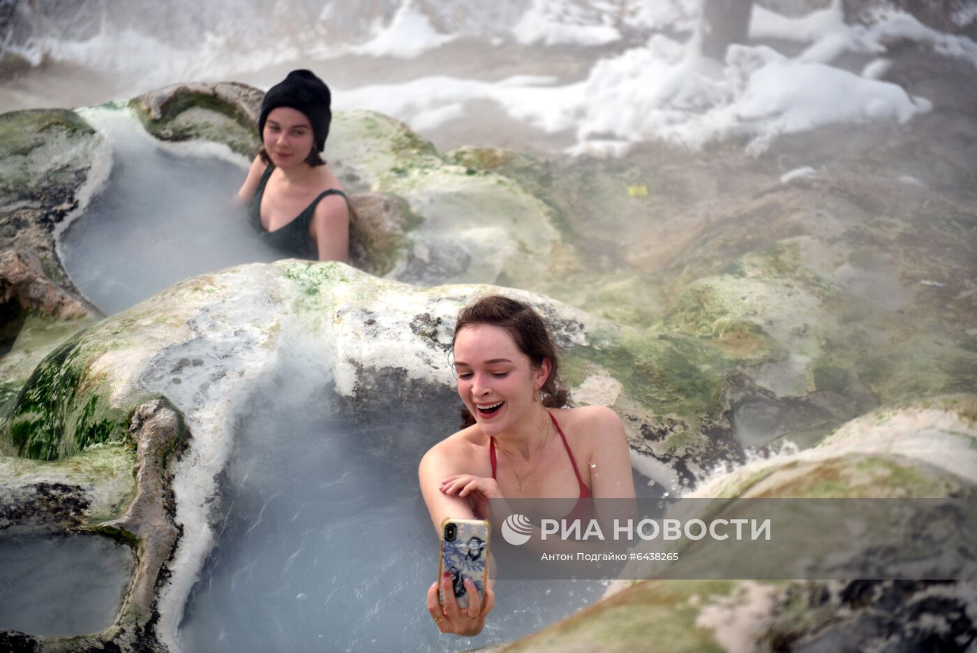 Горячие сероводородные источники в Пятигорске