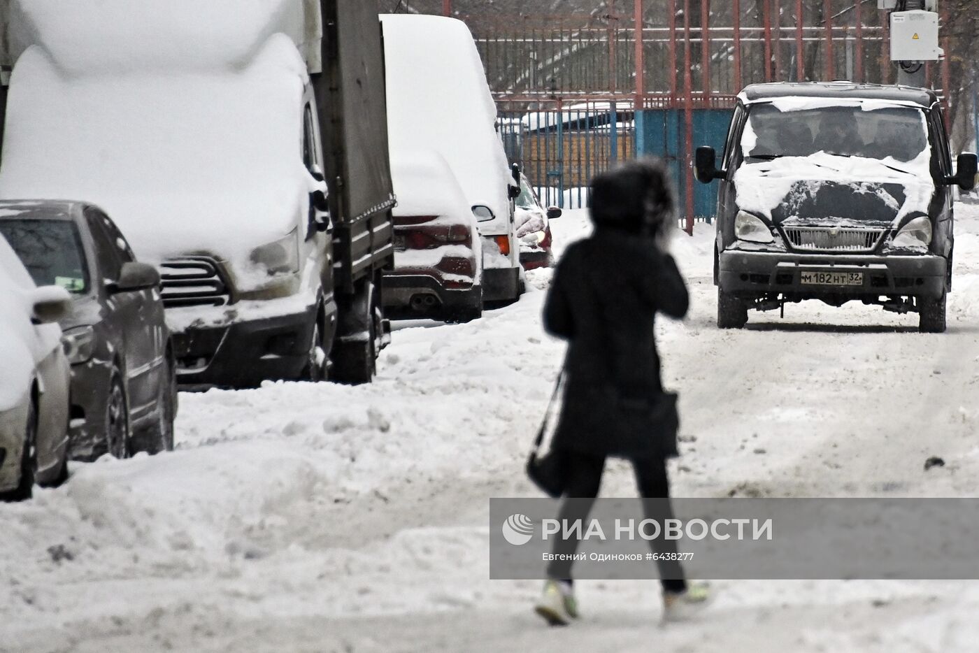 Снегопад в Москве