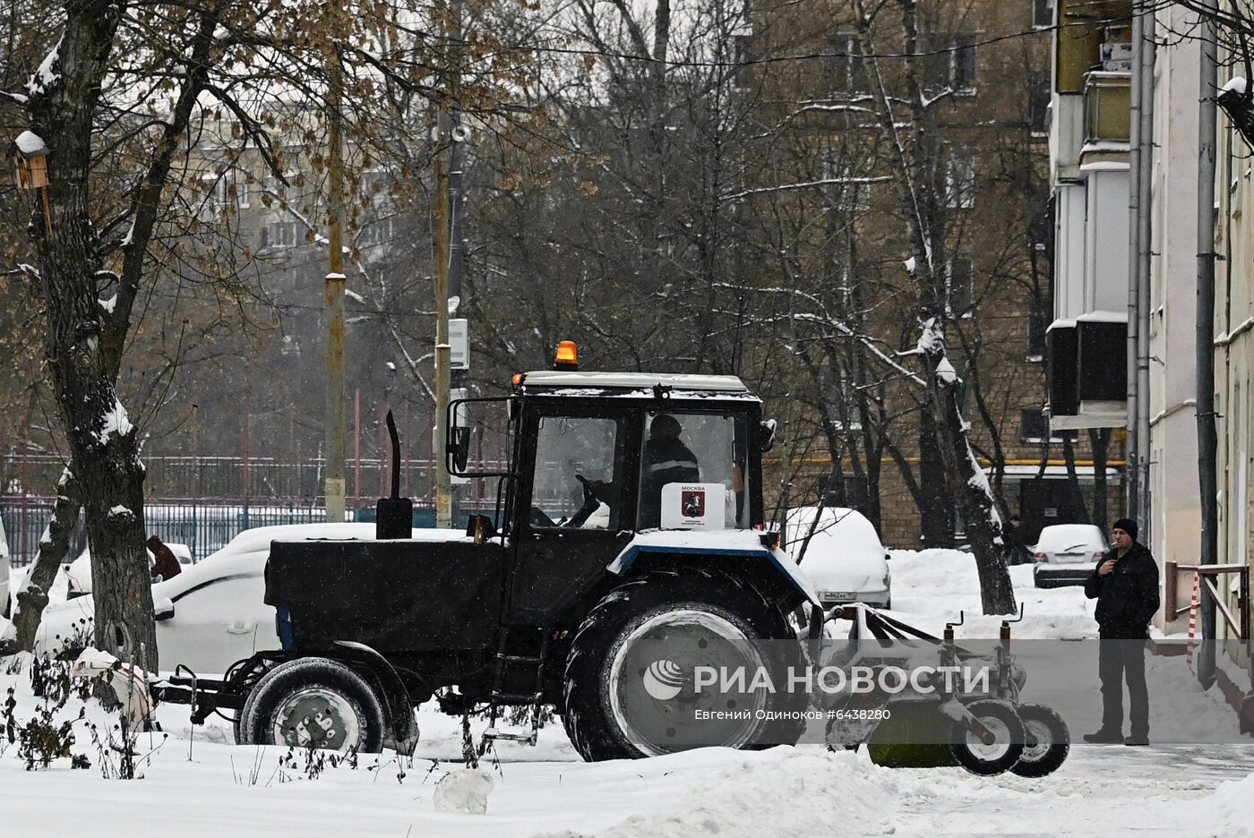 Снегопад в Москве