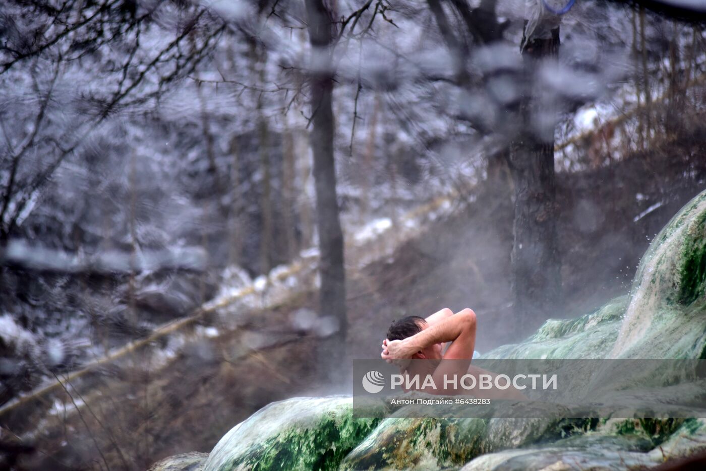 Горячие сероводородные источники в Пятигорске