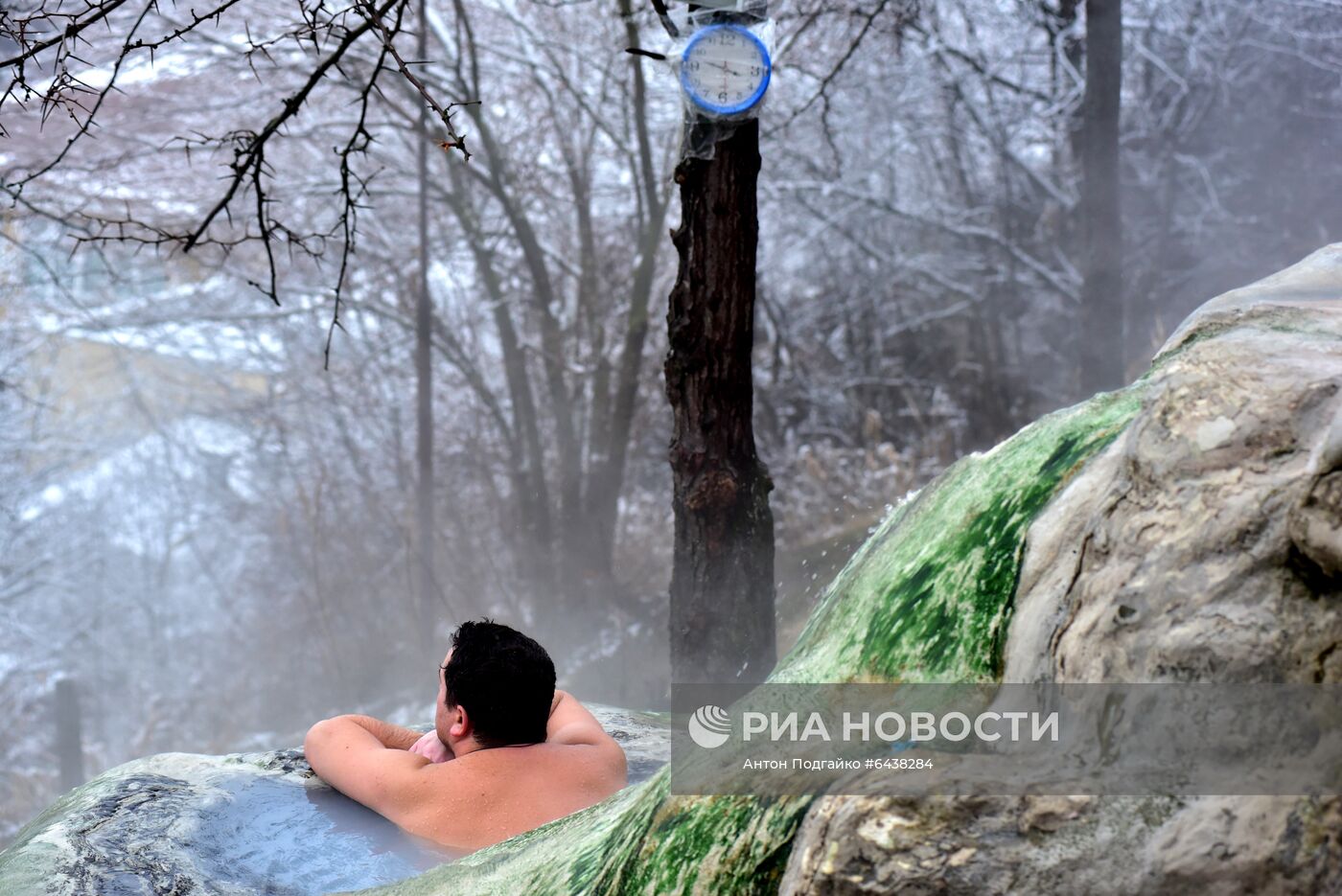 Горячие сероводородные источники в Пятигорске