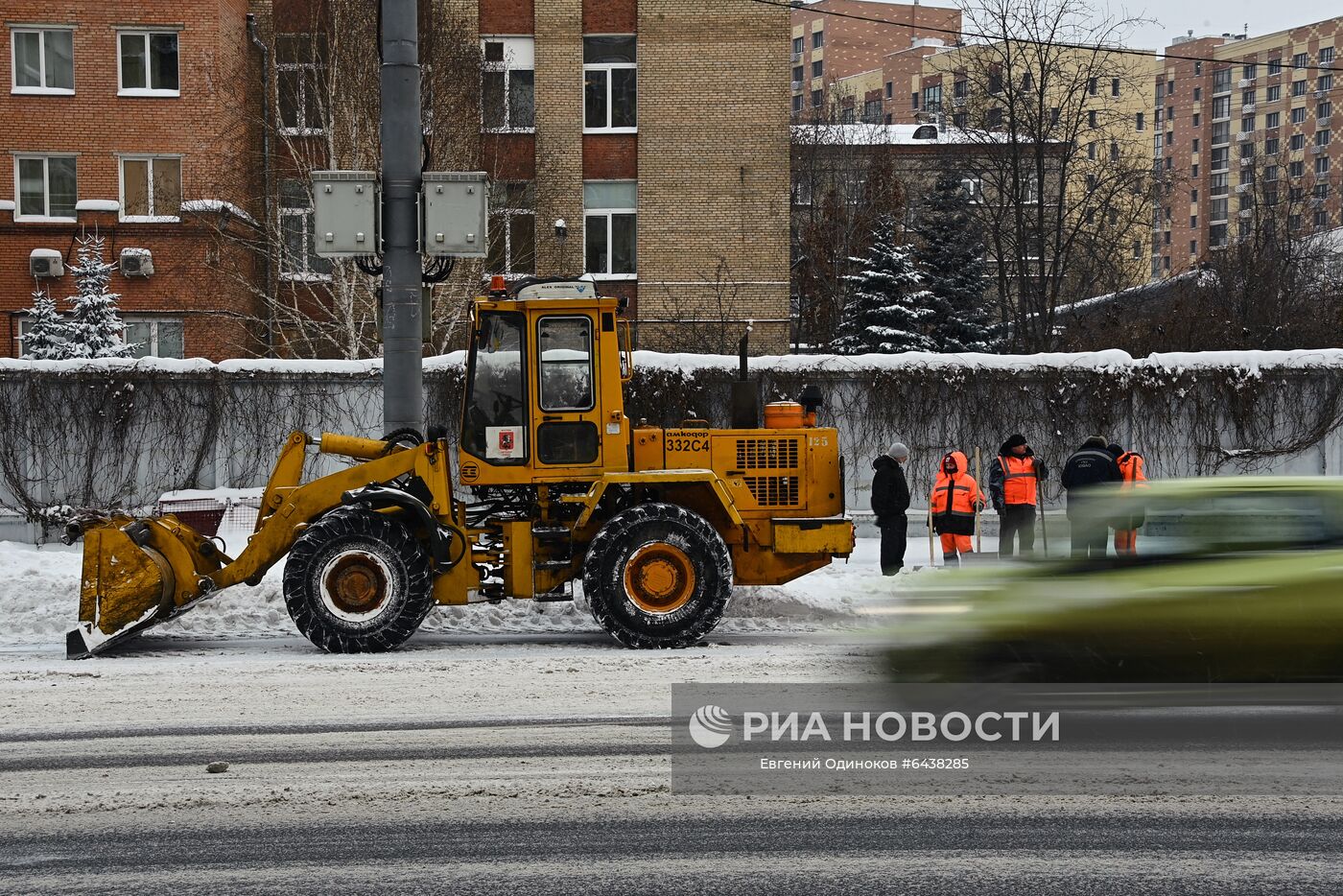 Снегопад в Москве