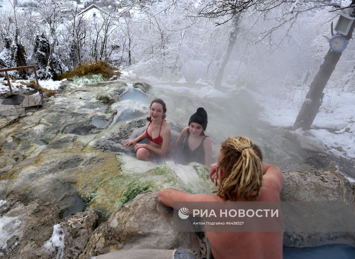 Горячие сероводородные источники в Пятигорске