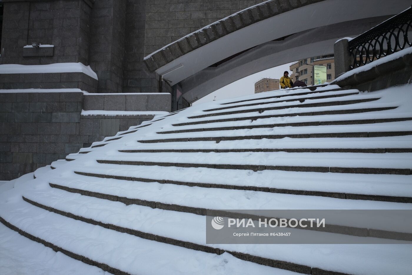 Снегопад в Москве