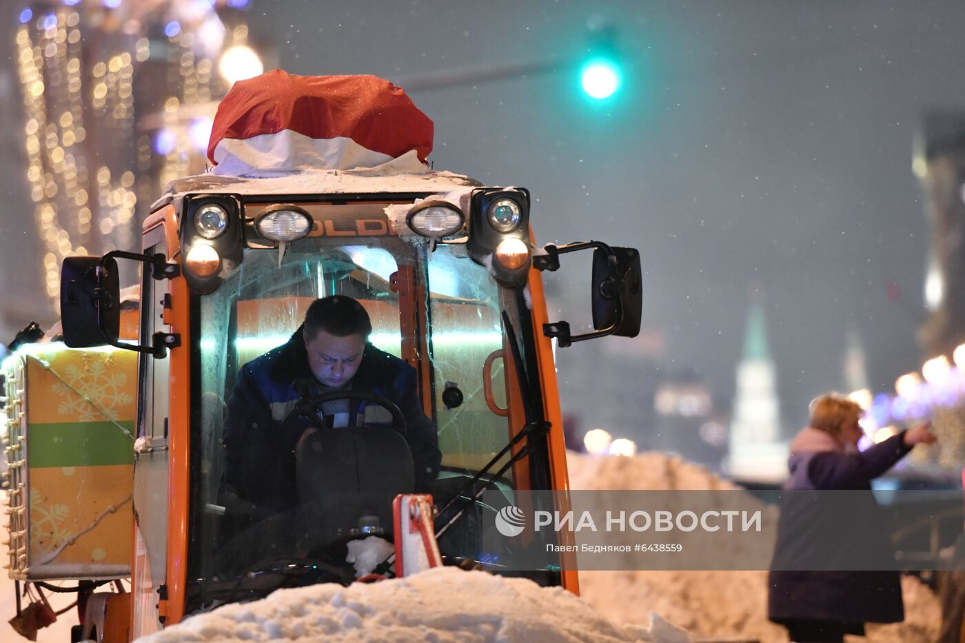 Снегопад в Москве