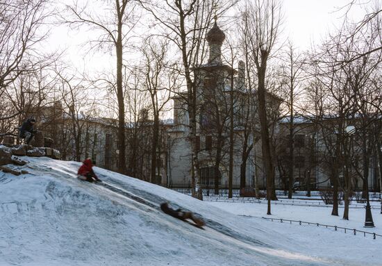 Зима в Санкт-Петербурге