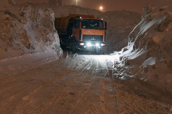 Уборка снега в Казани