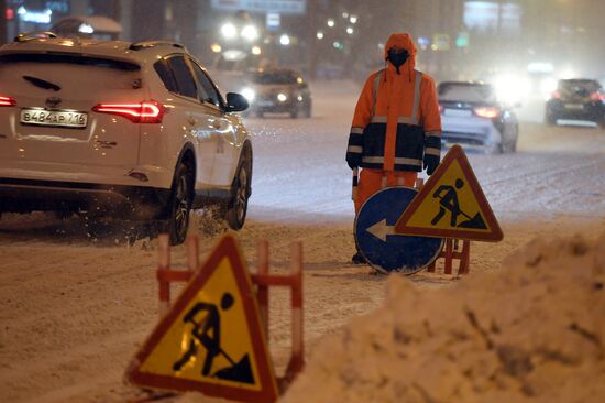 Уборка снега в Казани