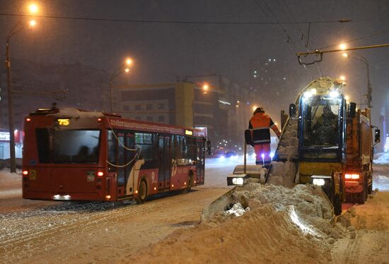 Уборка снега в Казани