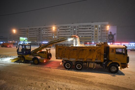 Уборка снега в Казани