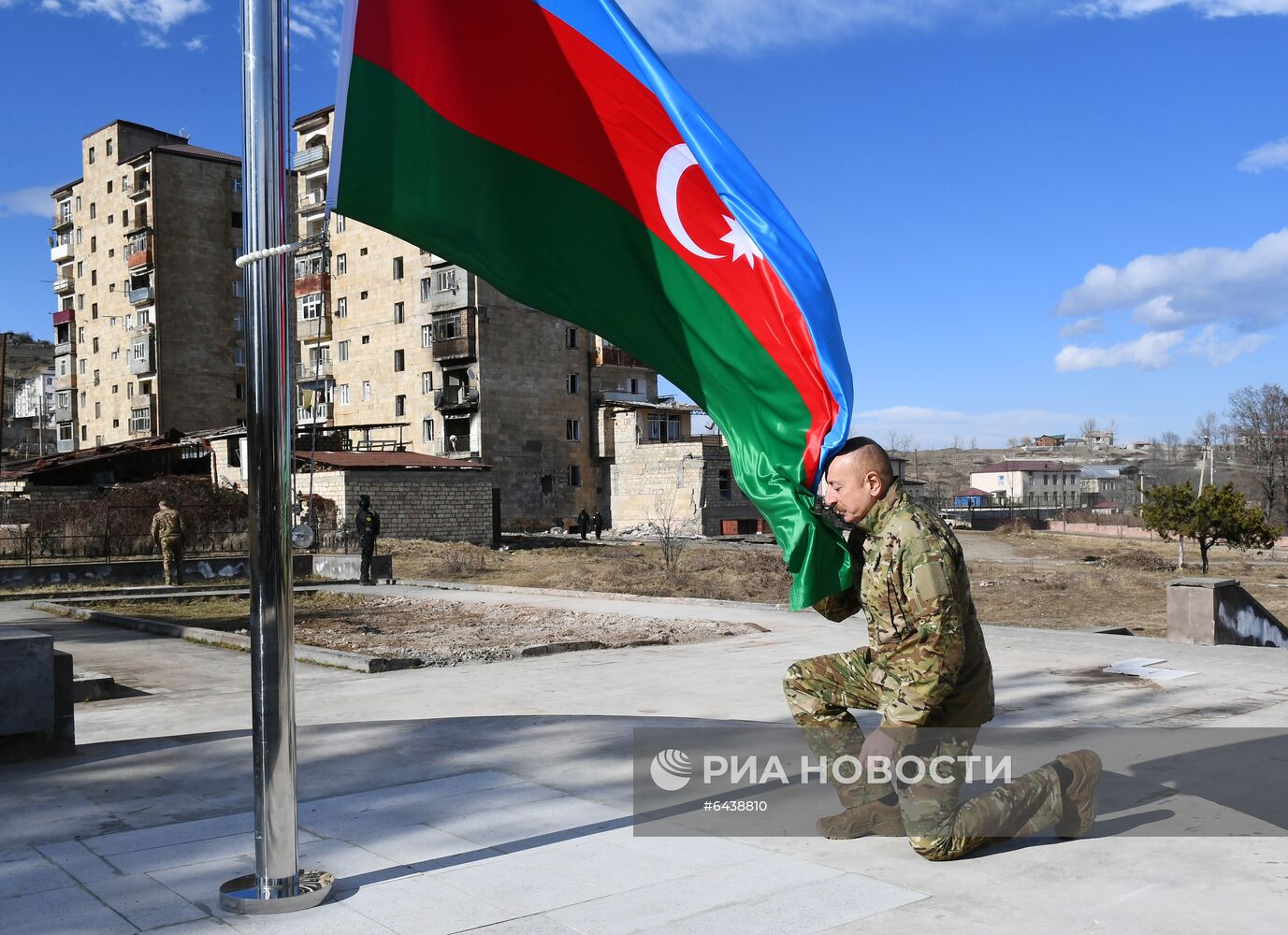 Президент Азербайджана И. Алиев посетил г. Шуша