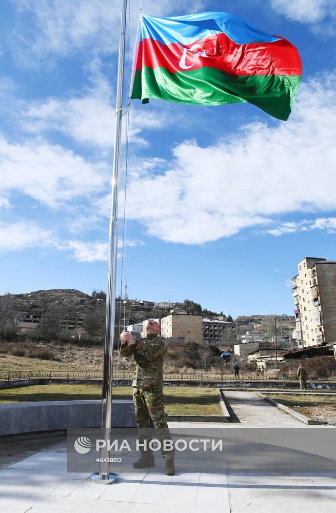 Президент Азербайджана И. Алиев посетил г. Шуша