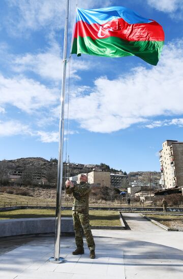 Президент Азербайджана И. Алиев посетил г. Шуша
