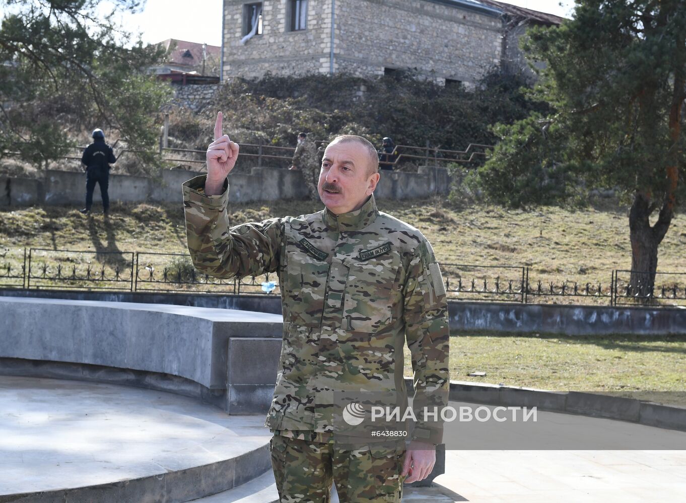 Президент Азербайджана И. Алиев посетил г. Шуша