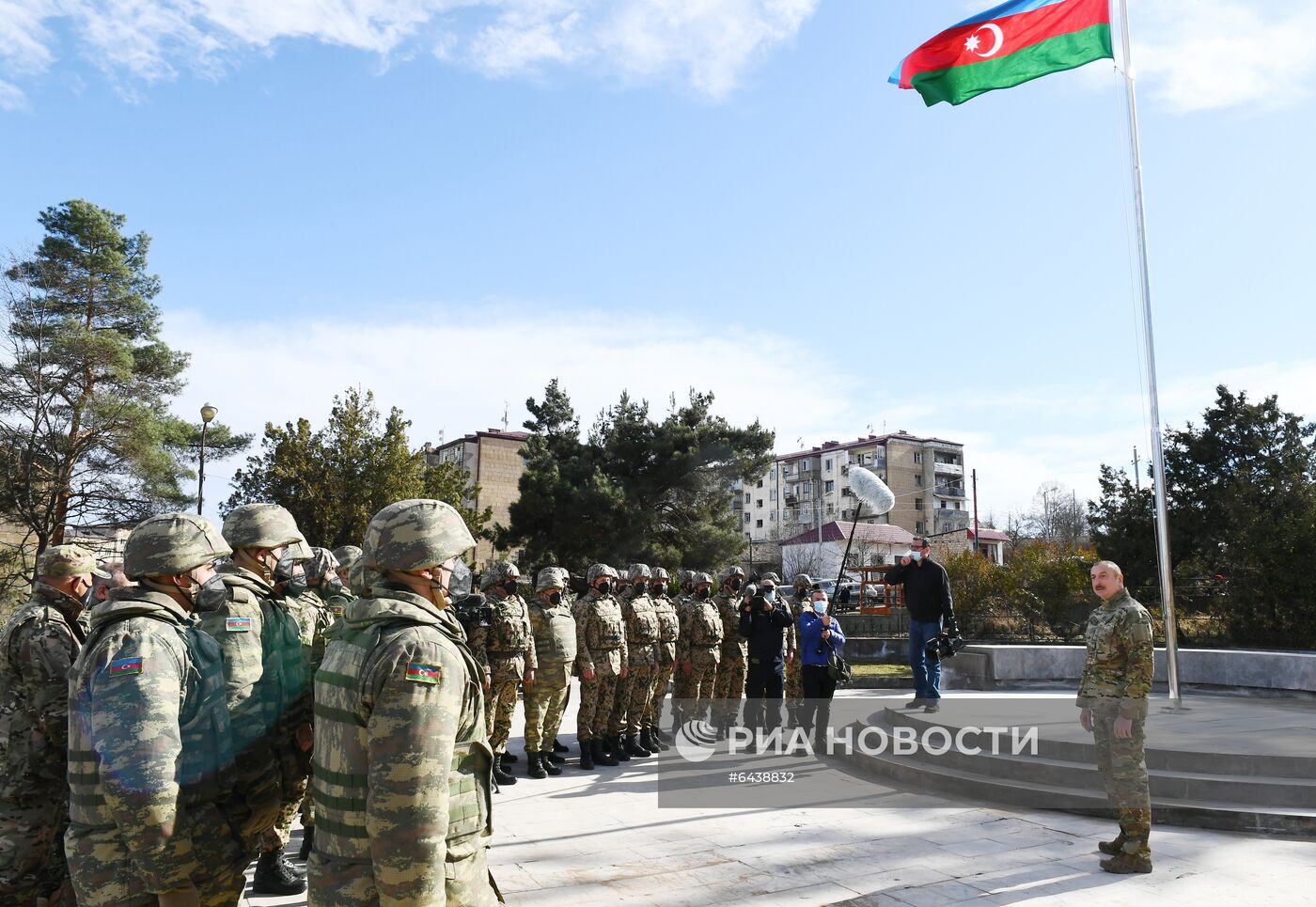 Президент Азербайджана И. Алиев посетил г. Шуша