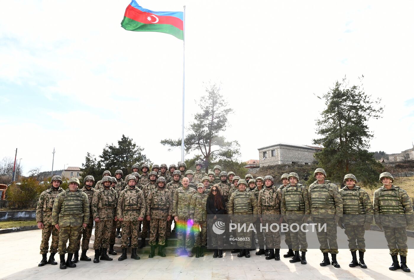 Президент Азербайджана И. Алиев посетил г. Шуша