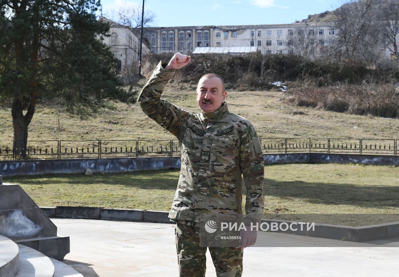 Президент Азербайджана И. Алиев посетил г. Шуша