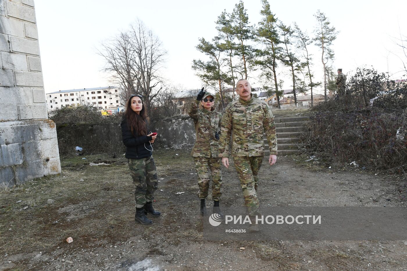 Президент Азербайджана И. Алиев посетил г. Шуша