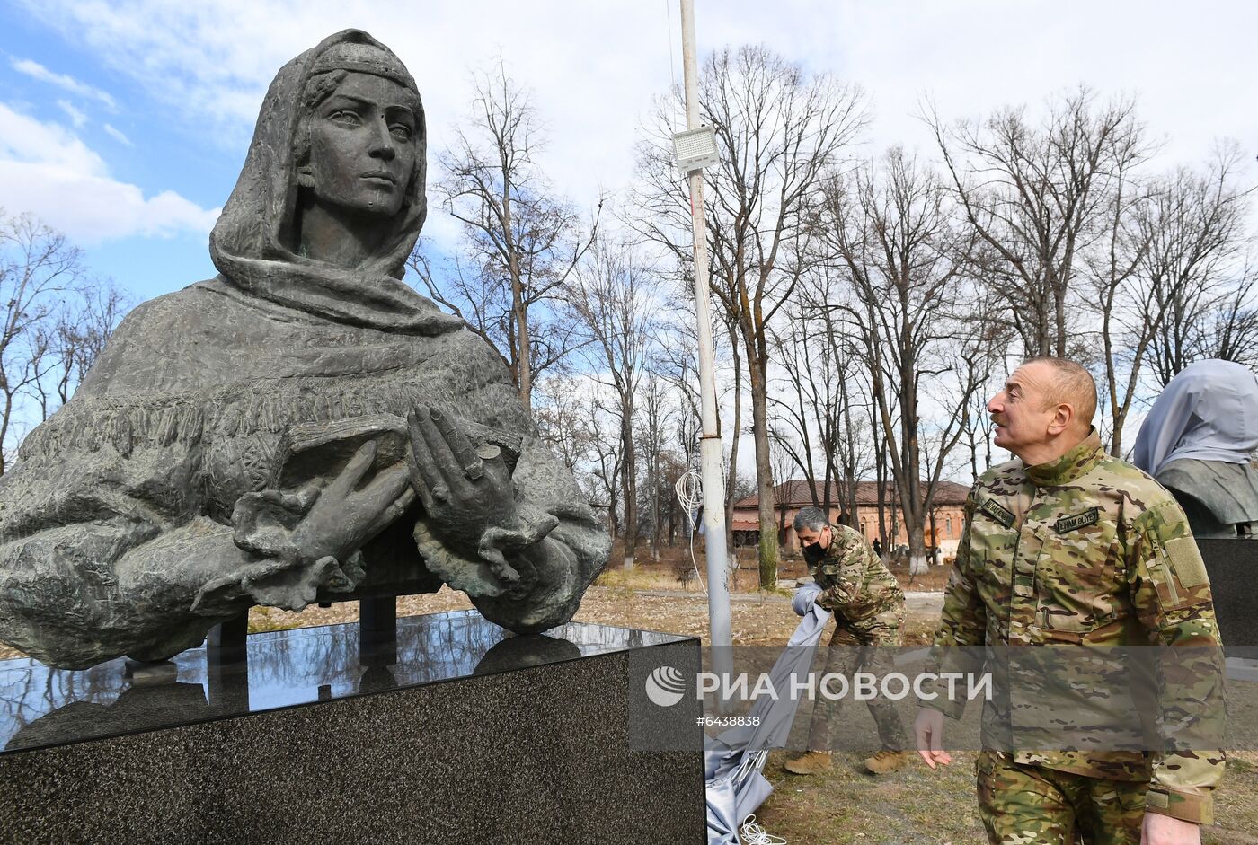 Президент Азербайджана И. Алиев посетил г. Шуша