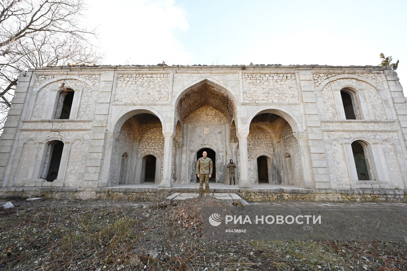 Президент Азербайджана И. Алиев посетил г. Шуша