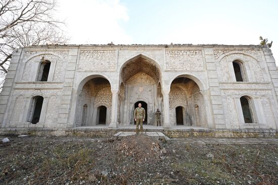 Президент Азербайджана И. Алиев посетил г. Шуша