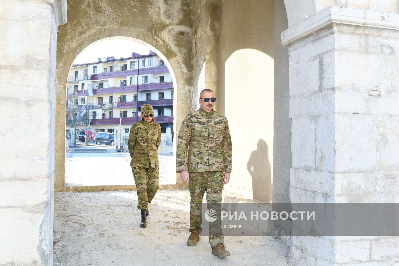 Президент Азербайджана И. Алиев посетил г. Шуша