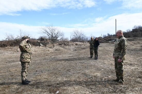 Президент Азербайджана И. Алиев посетил г. Шуша
