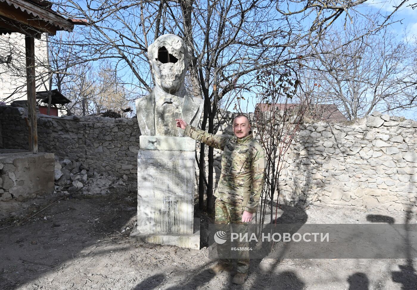 Президент Азербайджана И. Алиев посетил г. Шуша