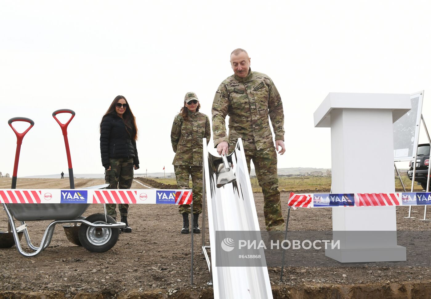 Президент Азербайджана И. Алиев посетил г. Шуша