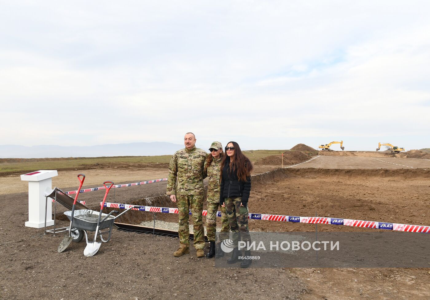 Президент Азербайджана И. Алиев посетил г. Шуша