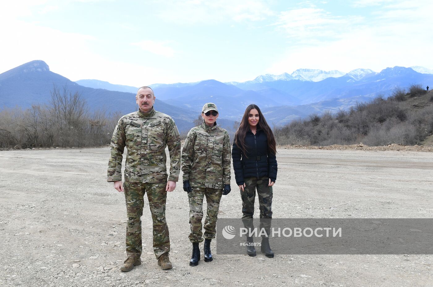 Президент Азербайджана И. Алиев посетил г. Шуша