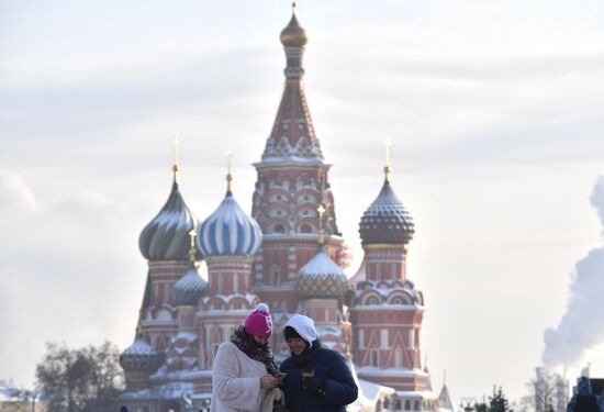 Зима в Москве