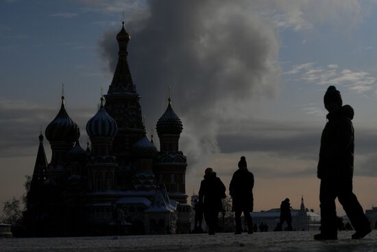 Зима в Москве