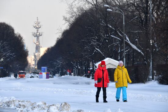 Зима в Москве