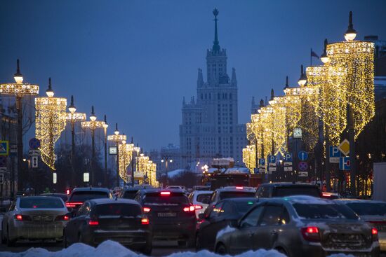 Зима в Москве