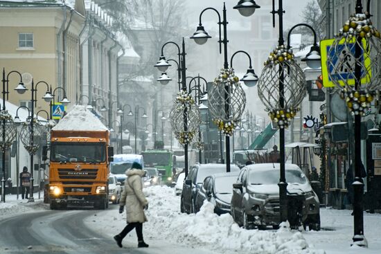 Зима в Москве 