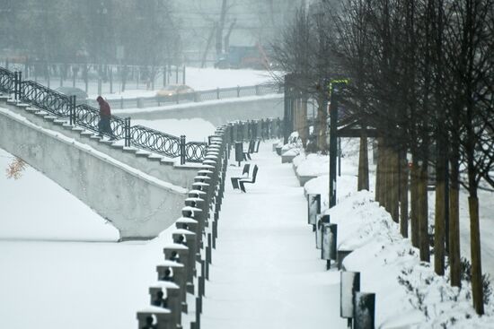 Зима в Москве 