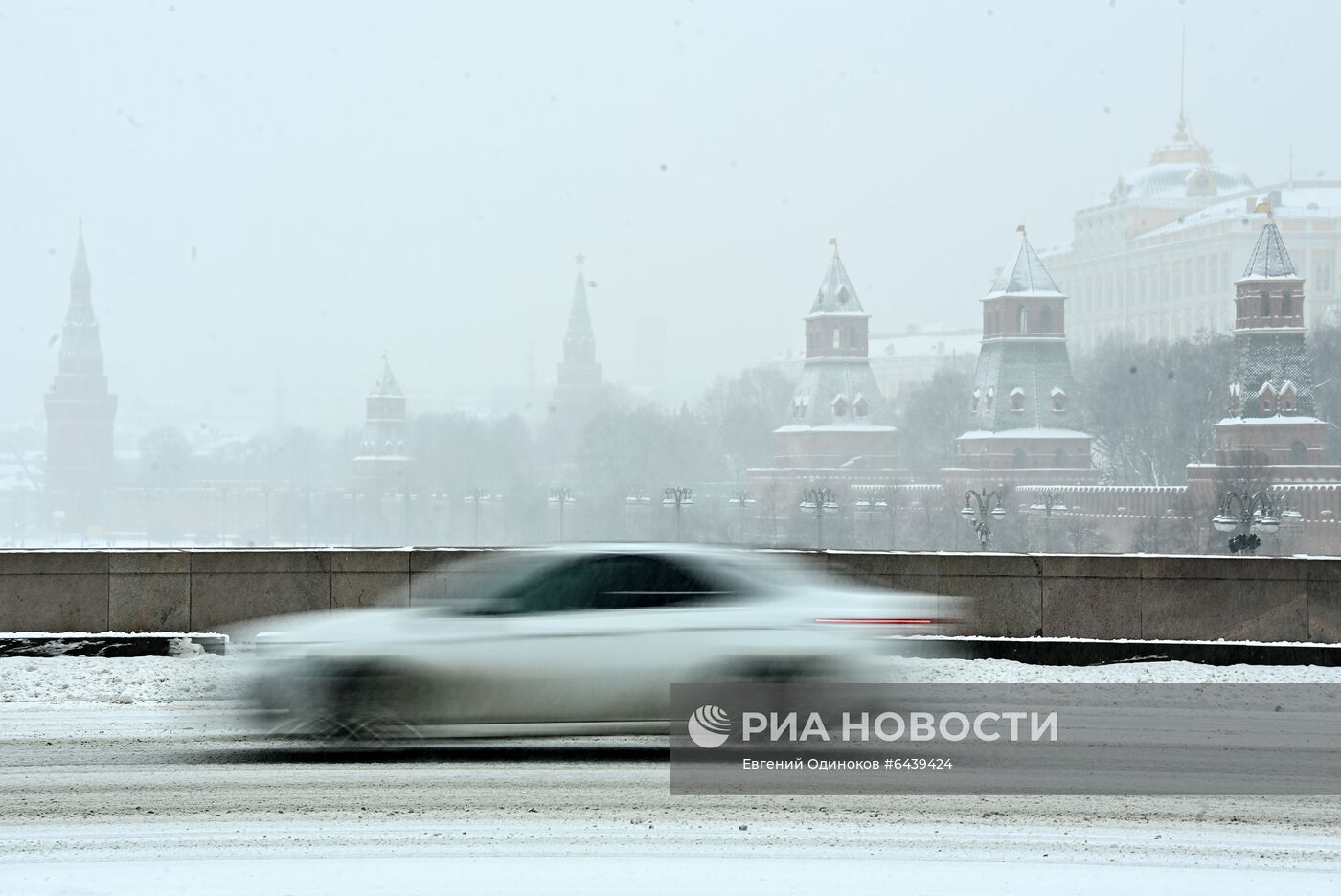 Зима в Москве 