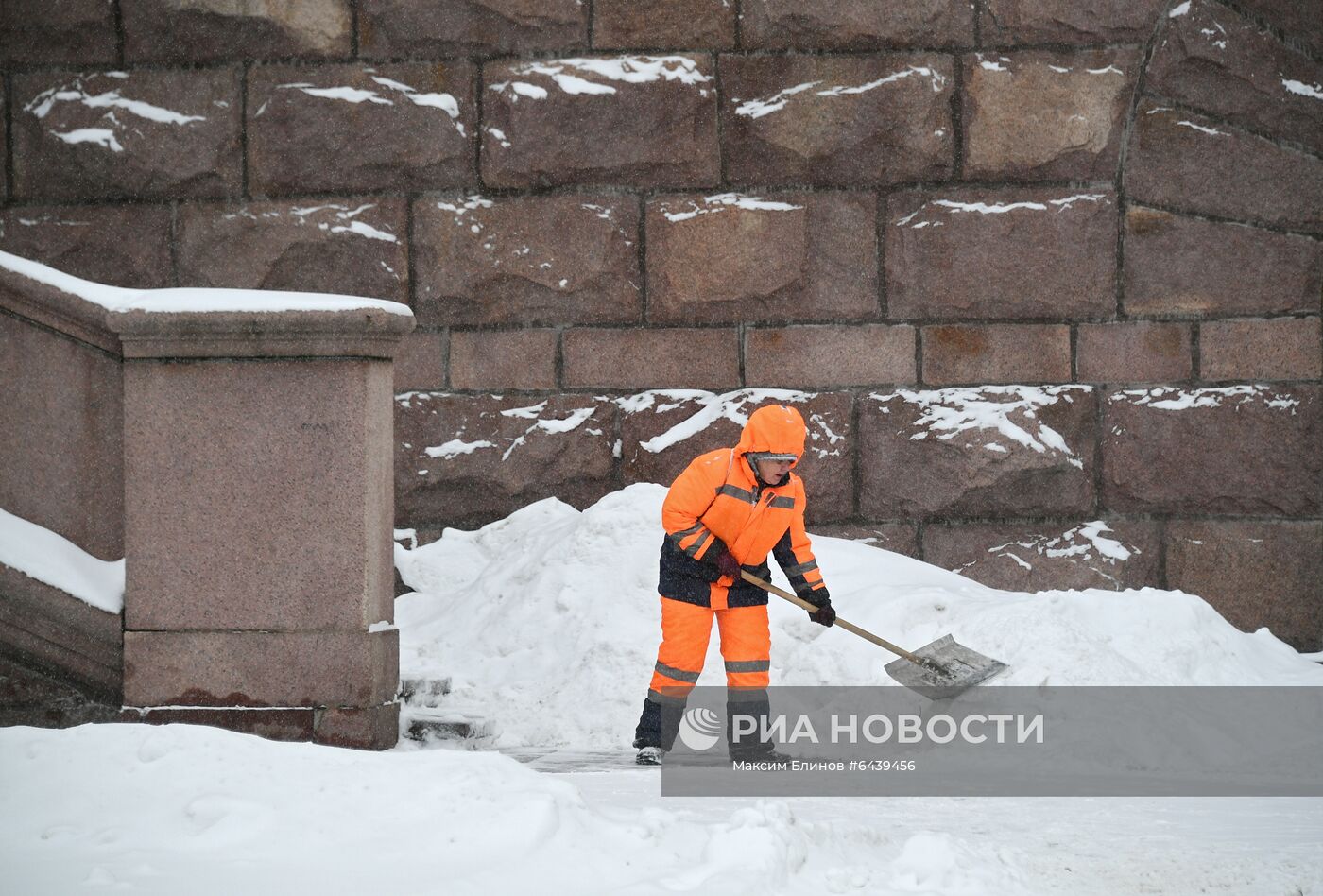 Зима в Москве 