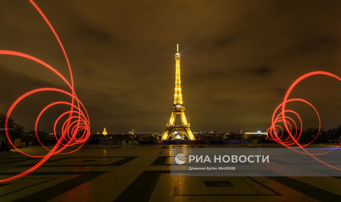 Огни карантинного Парижа