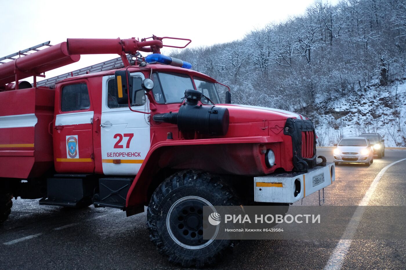 Работа мобильного пункта обогрева в Краснодарском крае