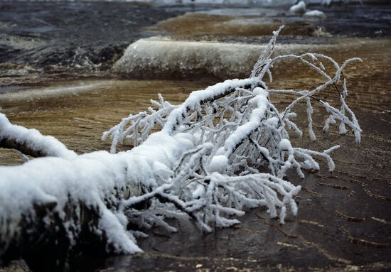 Зимняя Линдуловская роща в Ленинградской области
