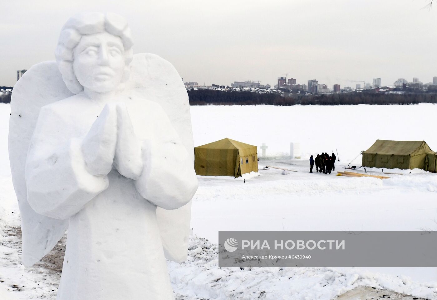 Подготовка крещенских купелей в регионах России