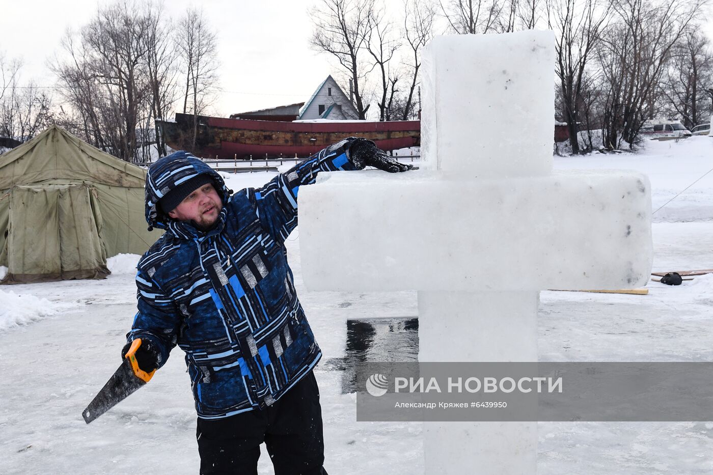 Подготовка крещенских купелей в регионах России